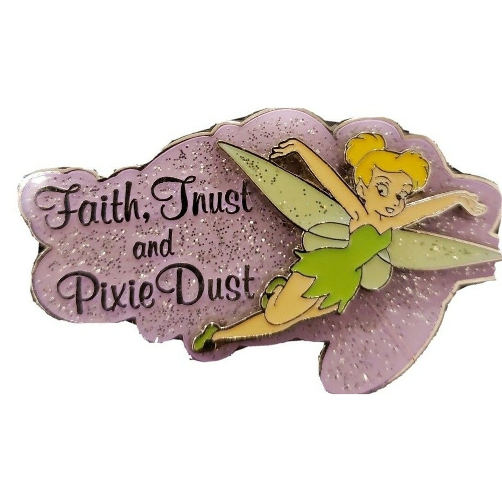 Vintage Disney Pin 35665 Faith Trust and Pixie Dust Tinker Bell Fairy 2005
